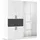 Rauch Drehtürenschrank Maika 181 x 197 x 54 cm Weiß