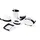 Pavo Trendy Schreibtisch-Set Zettelbox Hochglanz Weiß 6 St.