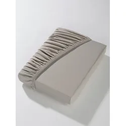 Betttuch WÄSCHEPUR Gr. 1, grau (taupe), , Jersey, 90x190 - 100x200cm, Jersey, 50% Baumwolle, 50% Modal, Laken