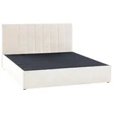 Atlantic Home Collection Boxbett "Alva", weiß, B:120cm L:211cm, ATLANTIC HOME COLLECTION, Komplettbetten, wahlweise mit Matratze und Topper