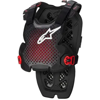 Alpinestars A-1 Pro Schutzweste - Dunkelgrau/Schwarz/Rot / M/L