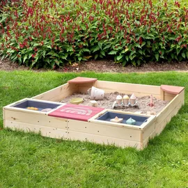 Muddy Buddy Sandkasten Beach Rebel 135 x 125 x 20 cm