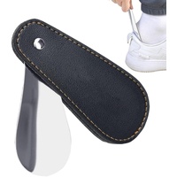 weiting Schuhlöffel aus Metall, Schuhlöffel | Schuh-Slip-On-Werkzeug mit PU-Lederbezug - Schuhhelfer für unterwegs, Stiefel-Schuhlöffel für Männer, Frauen, Kinder