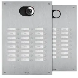 Comelit IX0324 Frontplatte Switch, 24 Teilnehmer, 3-reihig, V4A