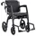 Rollz Motion 2.1 Rollator/Rollstuhl faltbar Größe Small matt schwarz