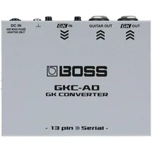 Boss GKC-AD GK Wandler, Steuere die neue BOSS Serial GK Schnittstelle über einen Roland GK-3 oder GK-3B hexaphonischen Tonabnehmer an, 13-Pin GK Eingang auf Serial GK Ausgang