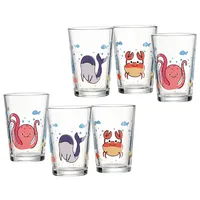 Ritzenhoff & Breker Kindertrinkgläser-Set Unterwasserwelt, 6-teilig