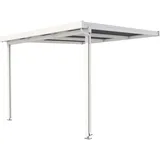 Gutta Terrassendach Premium 309 x 306 cm weiß/acryl klar