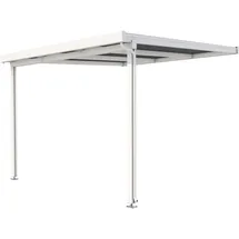 Gutta Terrassendach Premium 309 x 306 cm weiß/acryl klar