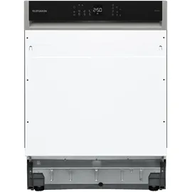 Telefunken GET6012DI Einbau-Geschirrspüler (teilintegrierbar, 598 mm breit, Edelstahl)