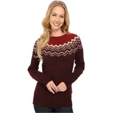 Fjällräven Övik Knit Sweatshirt Dark Garnet L