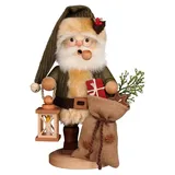Christian Ulbricht Räuchermann Weihnachtsmann 25 cm grün