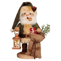 Christian Ulbricht Räuchermann Weihnachtsmann 25 cm grün