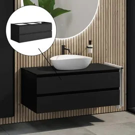 rivea Waschbeckenunterschrank 2 Auszüge 120 x 47 cm Weiß