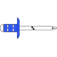 Gesipa PolyGrip Mehrbereichsschaft-Blindniete Stahl/St. verzinkt K 16 4,8 x