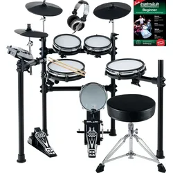 XDrum DD-530 E-Drum Set mit Hocker, Kopfhörer und Schule