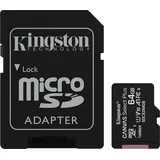 Kingston Canvas Select Plus microSD UHS-I A1 V10 + SD-Adapter 64 GB 3er Pack