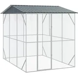 vidaXL Voliere Anthrazit 310x227x247 cm Stahl