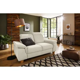 Home Affaire 2-Sitzer HOME AFFAIRE "Dalia", beige (creme), B:173cm T:96cm, Luxus-Microfaser Florence (100% Polyester);Luxus-Microfaser weich (90% Polyester, 10% Polyamid);Webstoff (100% Polyester), Sofas, mit Federkernpolsterung, wahlweise auch mit