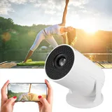 Intelligenter Minis-Projektor mit Bluetooth, Videoprojektor mit Automatischer Trapezkorrektur, Tragbarer 1080P-Full-HD-Projektor, um 270° Verstellbar, 150-Zoll-Smart-Projektor
