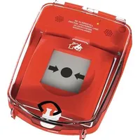 Gfs Schutzhaube e-Cover o.Öffnungsalarm z.Sicherung v.Druckknopfmeldern Ku.rot