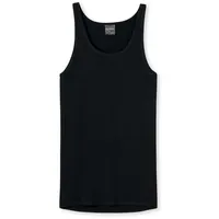 SCHIESSER Herren Ohne Arm- Original Feinripp Unterhemd Classics in schwarz | Gr.: 12