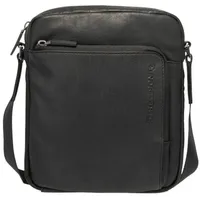 Strellson Brian Umhängetasche Leder 22 cm schwarz