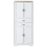 Stella Trading JASMIN Aktenschrank 86 x 204 x 38 cm Pinie hell, Artisan Eiche Optik