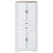 Stella Trading JASMIN Aktenschrank 86 x 204 x 38 cm Pinie hell, Artisan Eiche Optik