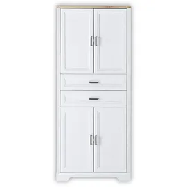 Stella Trading JASMIN Aktenschrank 86 x 204 x 38 cm Pinie hell, Artisan Eiche Optik