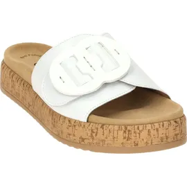 Gabor Plateau Pantolette weiß 42 EU