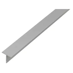 Alberts BA-Profil, T-Form, Natur Aluminium, Länge 1 m, 2 m, verschiedene Maße