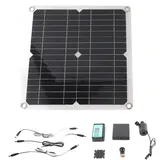 Tyenaza Solar Teichpumpe, DC 12V 22 W Solarbrunnen Wasserpumpen Set Wasserpiel Springbrunnenpumpe Fontäne Mit Batteriekasten Und Zeitsteuerung, Solarpumpe für Garten,Vogelbad,Teich