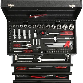 KS Tools Universal-Werkzeug-Satz 1/4"+1/2" CHROMEplus 99-tlg.