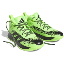 adidas Hallen-Indoorschuhe Cross Em Up 5 Wide (robust, breite Passform) grün Kinder