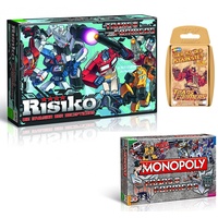 Transformers Risiko, Monopoly und Top Trumps Bundle