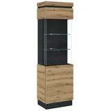 Die Möbelfundgrube Vitrine CORTE 60 x 0 x 0 cm Grau