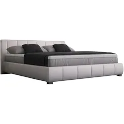 Sedex Bettgestell Bett  Luna 160x200cm Kunstleder weiß