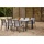 Siena Garden Silva Gartentisch 220 x 100 x 74 cm anthrazit/grau