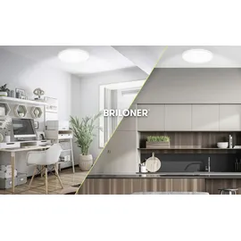 Briloner LED-Panel 1-flg. 33 cm rund weiß