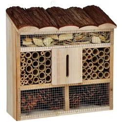 Haushalt International 57205 Insektenhotel 30 x 9,5 x 30cm
