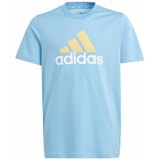 adidas Essentials Big Logo Cotton T-Shirt hellblau - 140