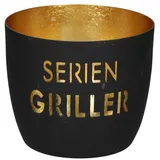 Giftcompany Windlicht Madras Schwarz/Gold
