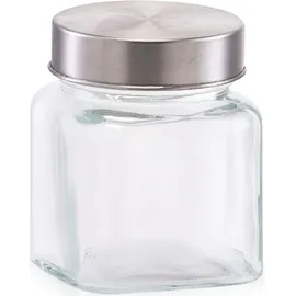 Zeller Vorratsglas eckig transparent 7,5 x 7,5 x 9,1 cm 0,25 l