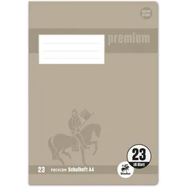 Staufen Staufen® Schulheft Premium Lineatur 23 rautiert ohne Rand