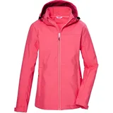 KILLTEC Damen Softshelljacke/Outdoorjacke mit Kapuze KOS 102 WMN SFTSHLL JCKT, sunset pink, 42, 42804-000