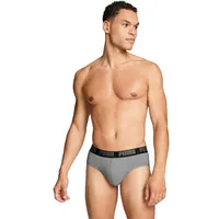 Puma Everyday Slips Grau Melange/Schwarz XL 2er Pack