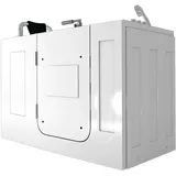 Acquavapore - Sitzwanne Whirlpool Badewanne Mit Tür S07wp-th-a-l 140x76cm