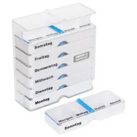 Remedic Pillendose Medikamentendispenser/ Tablettenbox / Pillendose für 7 Tage weiß