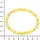 Ostsee-Schmuck Armband Kugel gelb 19 cm